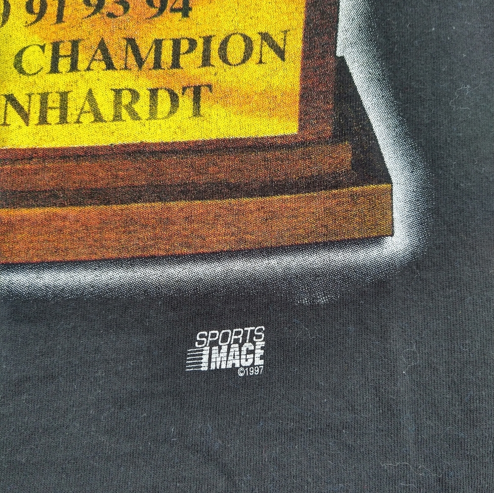 Vintage 90s Dale Earnhardt Wheaties Racing Team Winston Cup Champion T-shirt - Picture 7 of 8